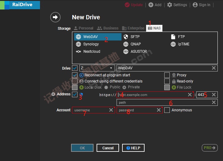 [Windows] ̱ɱӲ Alist+RaiDrive